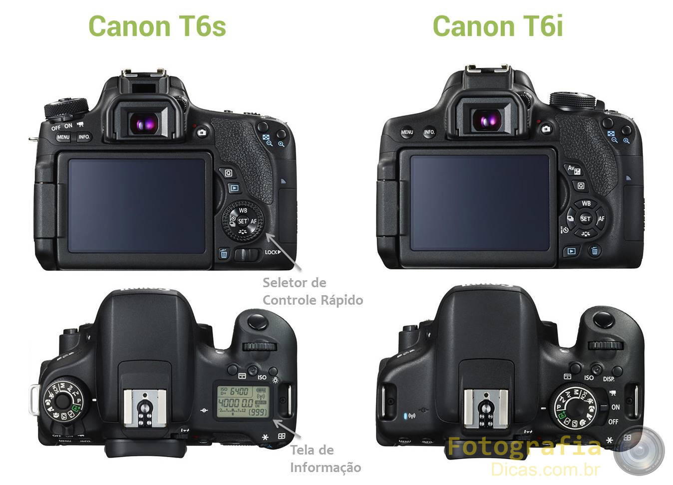 Canon T6s e Canon T6i - Fotografia Dicas 2.1