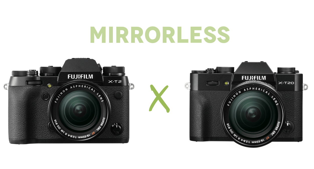 Fujifilm X-T2 ou Fujifilm X-T20 (Mirrorless)